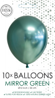 10 Ballonnen Mirror Green
