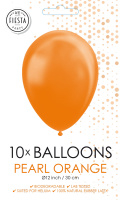 10 Ballonnen Pearl Orange