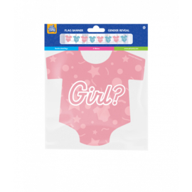 Flag Banner Gender Reveal