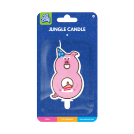 Kaars Jungle 8 varken