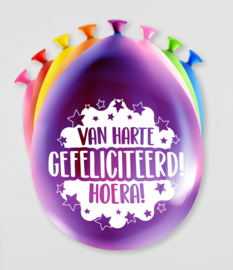 Party ballonnen Gefeliciteerd