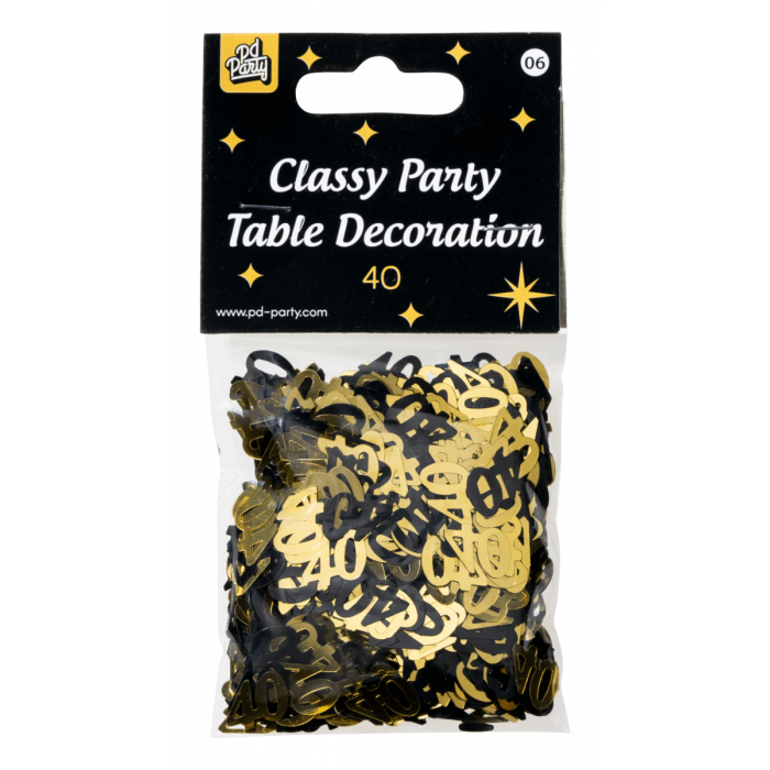 Tafel confetti Classy 40