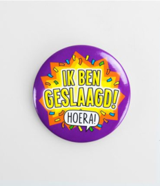 Button Geslaagd