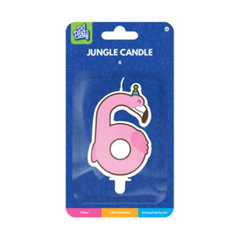 Kaars Jungle 6 flamingo