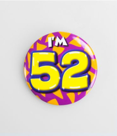 Button Happy 52 jaar