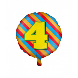 Folieballon Happy 4