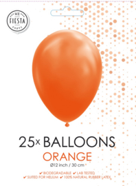 25 Ballonnen Oranje
