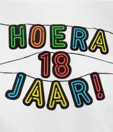 Slinger neon - Hoera 18 jaar !