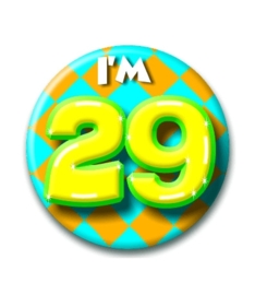 Button Happy 29 jaar