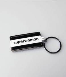 Black & White keyring - Superwoman