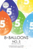 Ballonnen cijfer 5