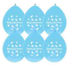 Ballonnen Babyshower blauw