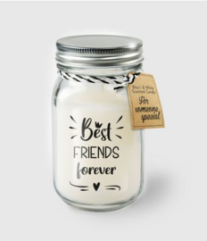 Black & White Candle -  Best friends forever