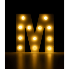 Light Letter M