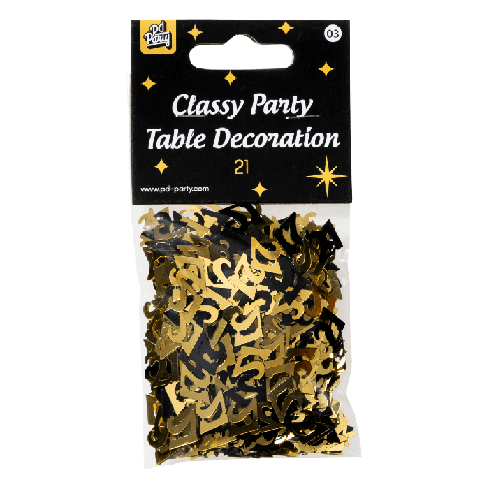 Tafel confetti Classy 21