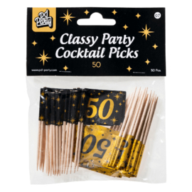 Cocktail prikkers Classy 50