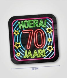 Huldeschild neon 70