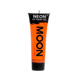 Neon UV hair gel orange