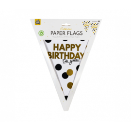 Celebration! Paper Flags Happy Birthday