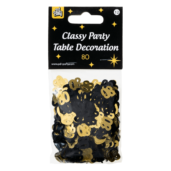 Tafel confetti Classy 80