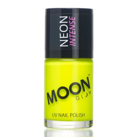 Neon UV nail polish intense yellow