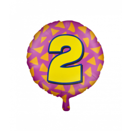 Folieballon Happy 2