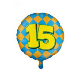 Folieballon Happy 15