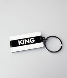 Black & White keyring - King