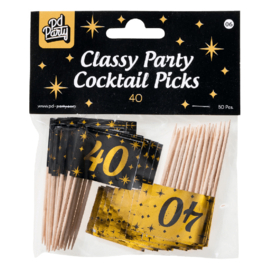 Cocktail prikkers Classy 40
