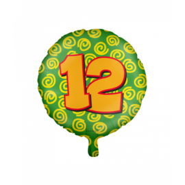 Folieballon Happy 12