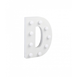 Light Letter D