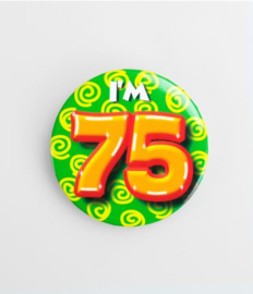 Button Happy 75 jaar