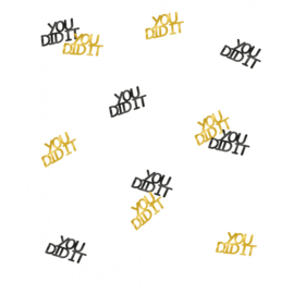 Tafel confetti Classy you did it