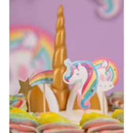 Cocktail prikkers Unicorn