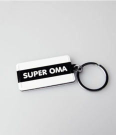 Black & White keyring - Super oma