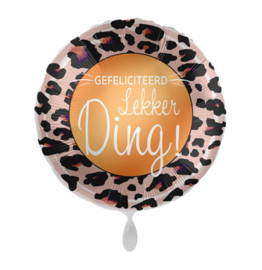 004 - Folieballon Gefeliciteerd - Lekker ding