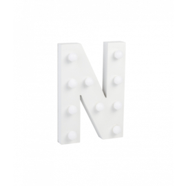 Light Letter N