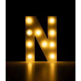 Light Letter N