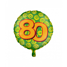 Folieballon Happy 80