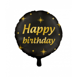 Folieballon Classy Happy Birthday