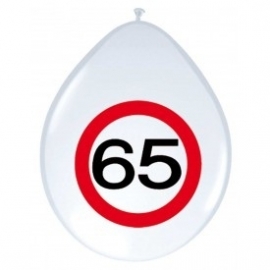 Ballonnen verkeersbord 65