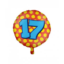 Folieballon Happy 17