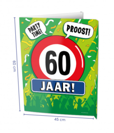 Window Sign - 60 jaar