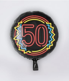Folieballon neon 50