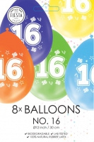 Ballonnen cijfer 16