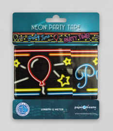 Party tape neon Party time