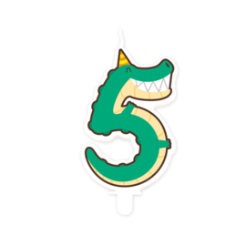 Kaars Jungle 5 krokodil