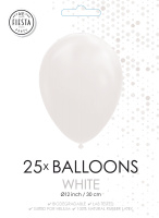 25 Ballonnen Wit