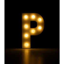 Light Letter P