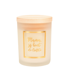 small scented candle gold/white Mama